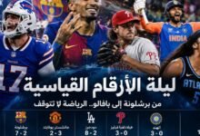 ليلة الأرقام القياسية: برشلونة يكتسح ومانشستر ينهار وألين يفتتح ملعب بافالو بخماسية