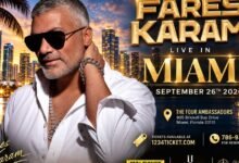 فارس كرم يشعل ميامي في 26 سبتمبر… ليلة لبنانية مميزة بتوقيع Luxury Live Entertainment
