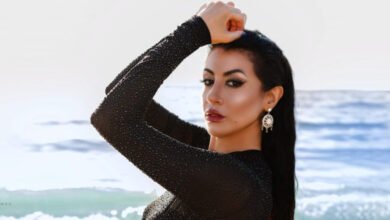 بإطلالة من توقيع دارها ال مصممة الأزياء زينة حلبي تتألق في أحدث ظهور